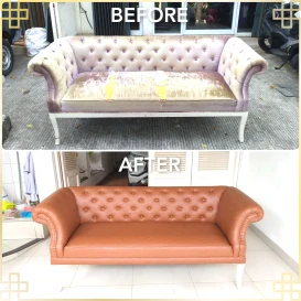 Recover Sofa Ruang Tamu 