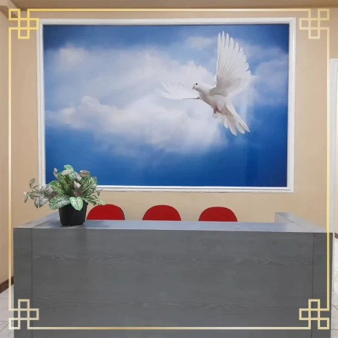 Photo Wall Motif Burung dan Awan